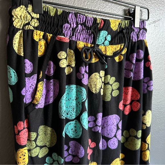 Animal print rainbow paw print joggers - Picture 7 of 7